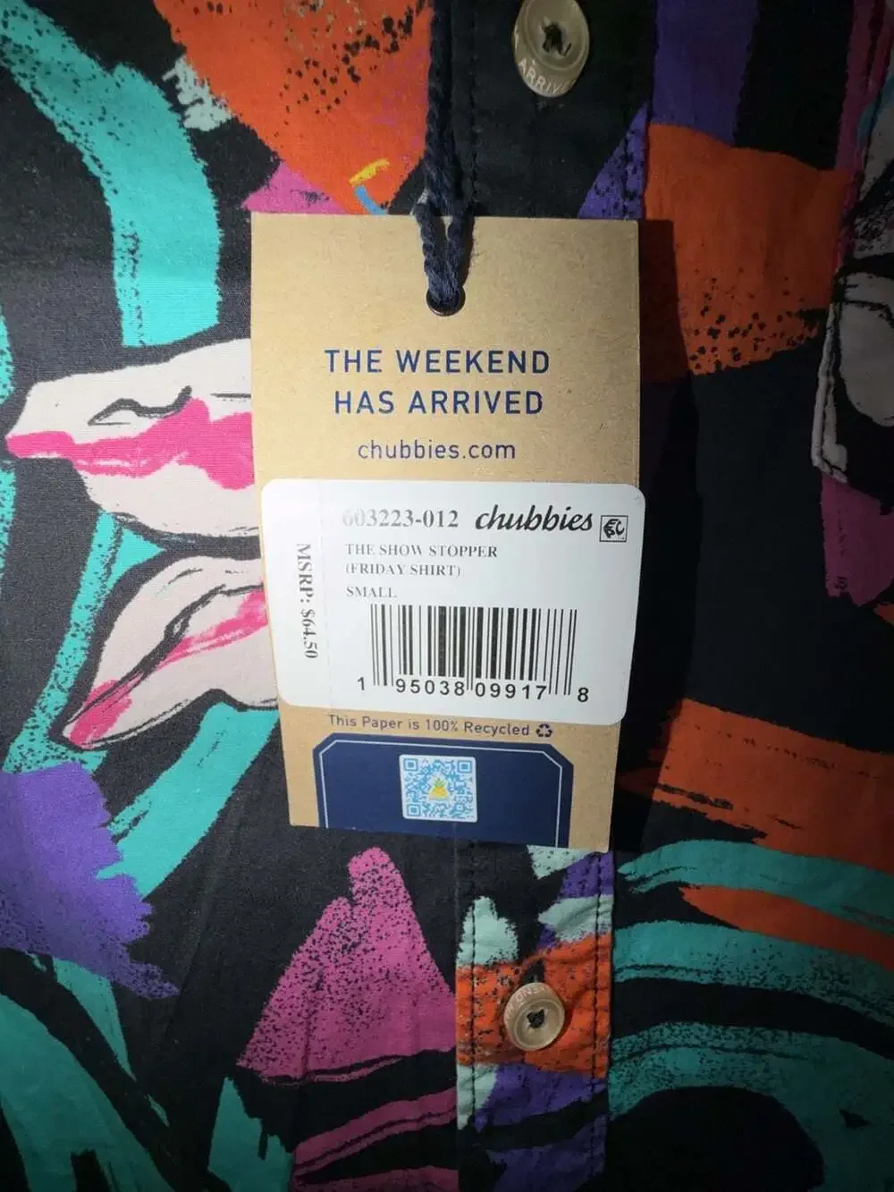 Chubbies The Show Stopper Friday Shirt
